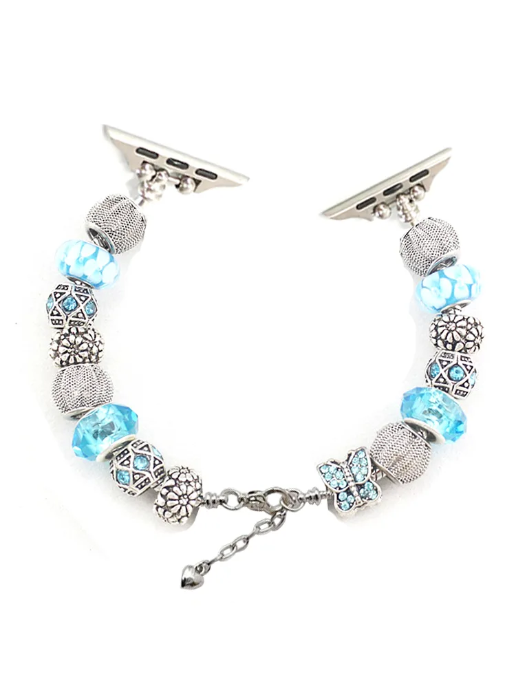 Butterfly Crystal Beaded Band