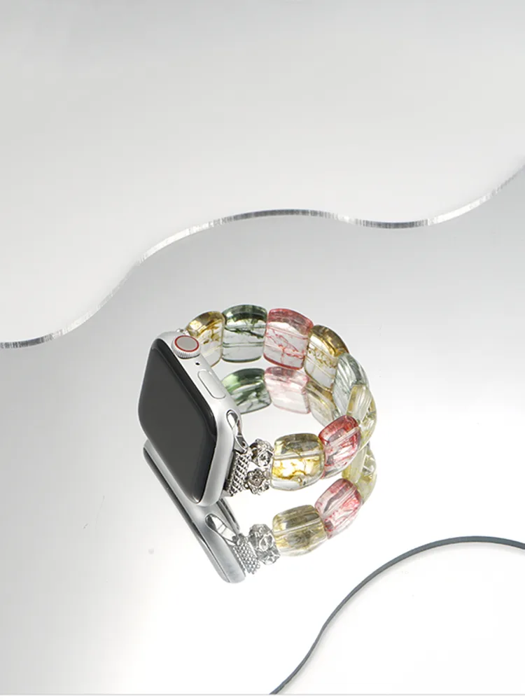 Watercolor Clear Crystal Band - Immagine 5