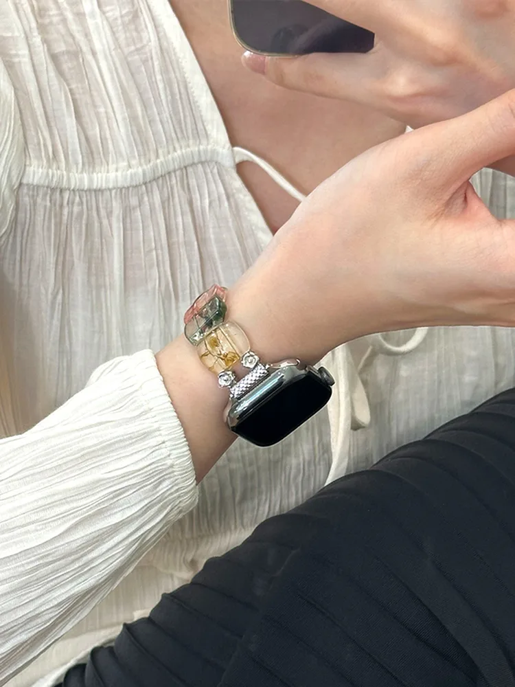 Watercolor Clear Crystal Band - Immagine 3