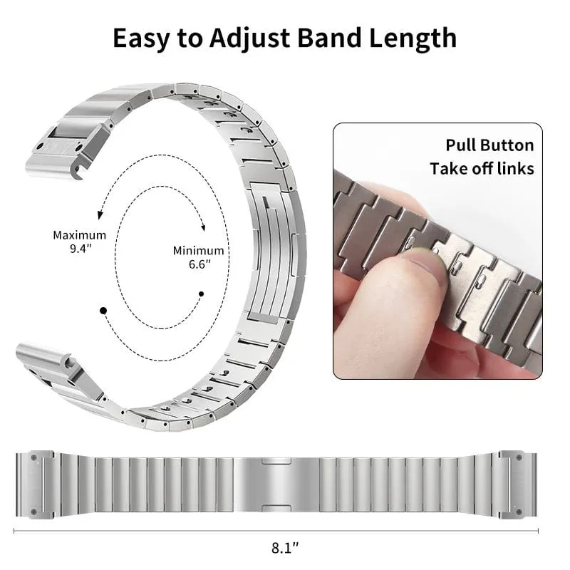Stainless Steel Metal Band for GARMIN Watches 26mm - Image 5