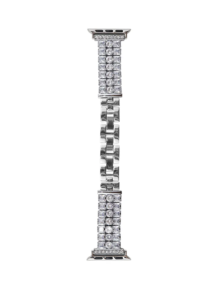 3-link Full Diamond Stainless Steel Band - Image 4