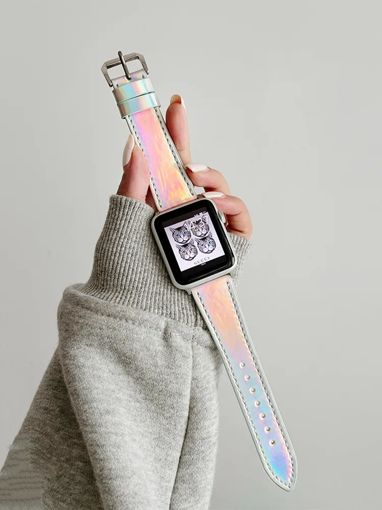 Laser Glare Leather Band - Image 2