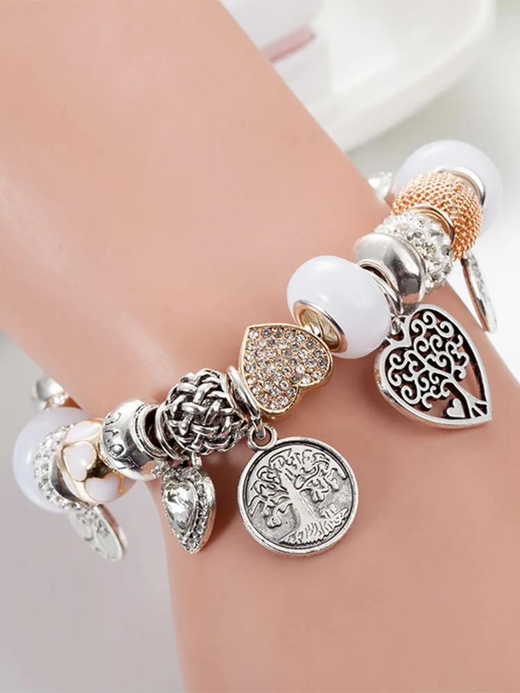World Tree Crystal Beaded Band - Image 2